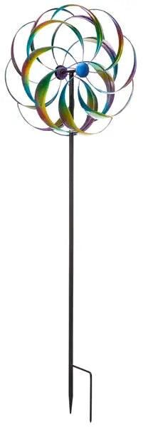 Windrad Magic, gro&szlig;, 165 cm hoch - Faszinierende Gartendekoration f&uuml;r den Au&szlig;enbereich