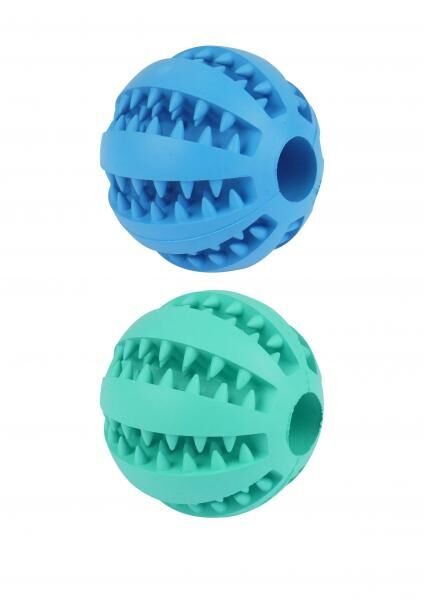 7 cm gro&szlig;er Hundeball &ndash; 2 verschiedene Farben &ndash; langlebiges Spielzeug f&uuml;r Hunde &ndash; geeignet zum Spielen und Training