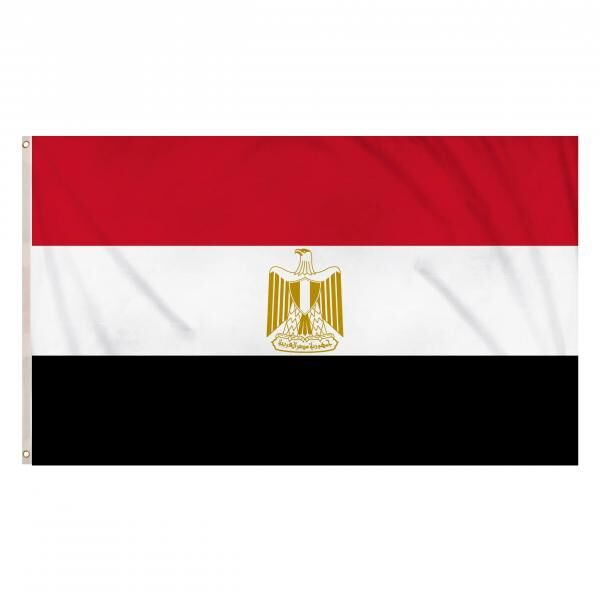&Auml;gypten Flagge 5Ft