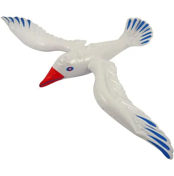Aufblasbare M&ouml;we, 76 cm, Poolspielzeug f&uuml;r Sommer & Strand, Wasserspa&szlig; f&uuml;r Kinder & Erwachsene