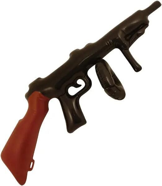 Aufblasbare Tommy Gun 80 cm, Partyzubeh&ouml;r f&uuml;r Kost&uuml;me & Events