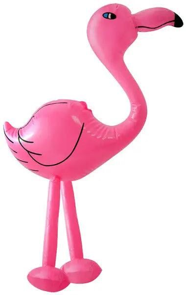 Aufblasbarer Flamingo 64cm - Rosa Pool-Schwimmtier & Sommerparty-Deko
