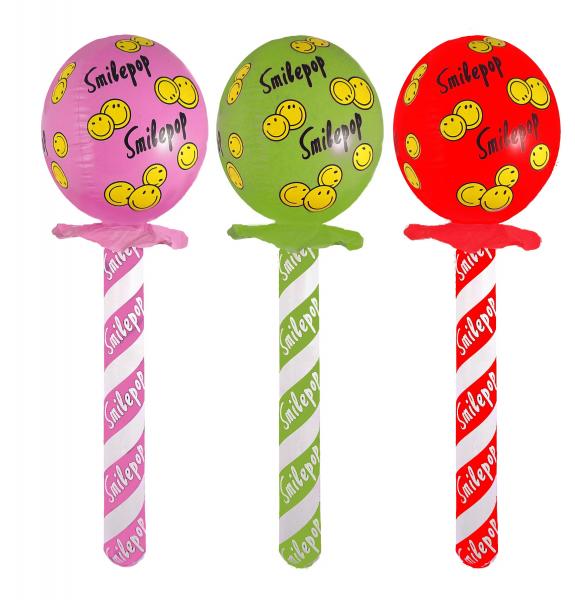 Aufblasbarer Lollipop 72 cm &ndash; Bunter Pool Schwimmspielzeug, 3 Sorten, Wasserspiel f&uuml;r Kinder & Partys