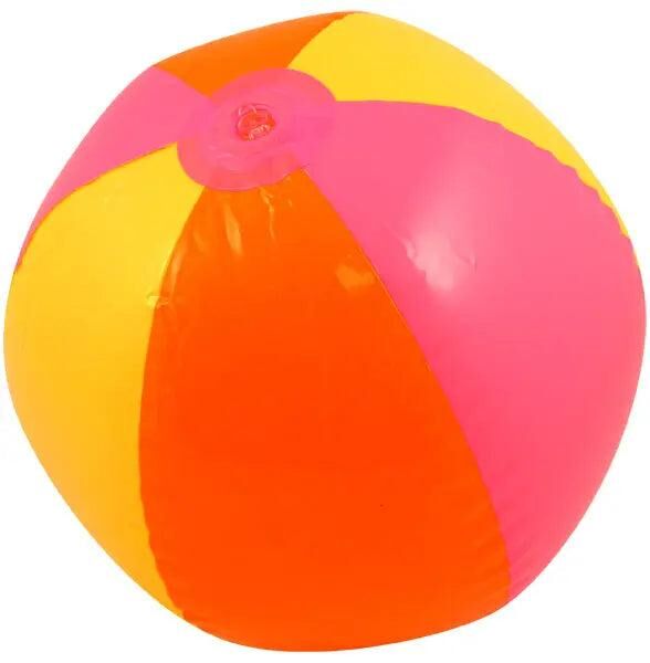 Aufblasbarer Strandball 50 cm &ndash; bunter Wasserball f&uuml;r Strand und Pool, robust und leicht