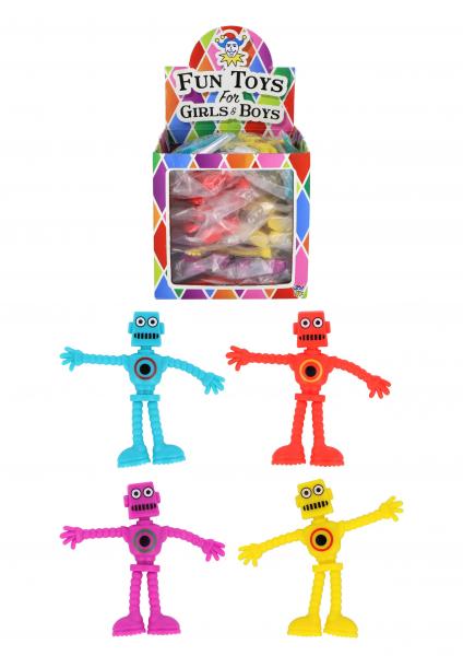 Bauchroboter, 9 cm x 10 cm, 4 verschiedene Farben