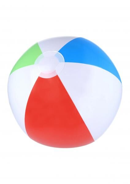 Beachball Aufblasbar 60cm &ndash; Bunt, Wasserfest F&uuml;r Pool & Strand, Gro&szlig;er Beachball
