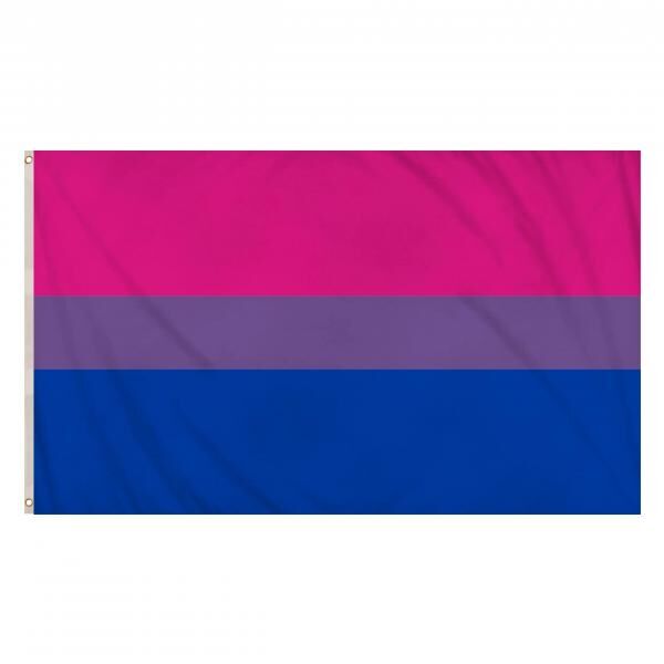 Bisexuelle Pride-Flagge 5 Fu&szlig; x 3 Fu&szlig; &ndash; gro&szlig;e, langlebige Bi-Pride-Flagge f&uuml;r Veranstaltungen und Sichtbarkeit