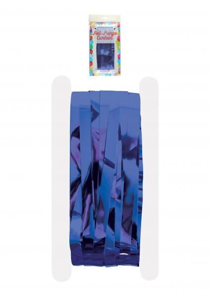 Blaue T&uuml;rvorhang-Folie, Geschnitten, 1,2 cm, 92 x 244 cm
