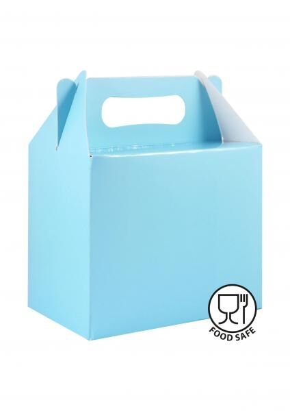 Brotzeitbox f&uuml;r Kinder, Babyblau, 14L x 9,5B x 12H cm - Praktische Brotzeitbox