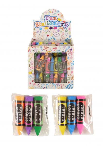 Bunte Kreide-Sticks, 3er-Pack, 5 cm, verschiedene Farben, f&uuml;r Kunst & Kreativit&auml;t
