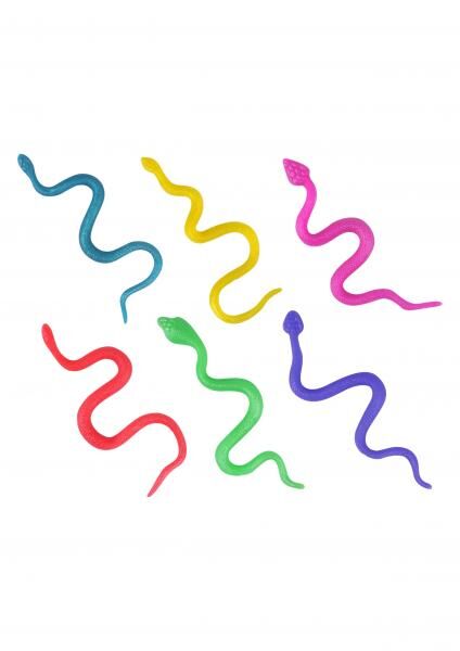 Dehnbarer Spielzeug-Schleim, 20cm, 6 verschiedene Farben, Packung mit 6 St&uuml;ck