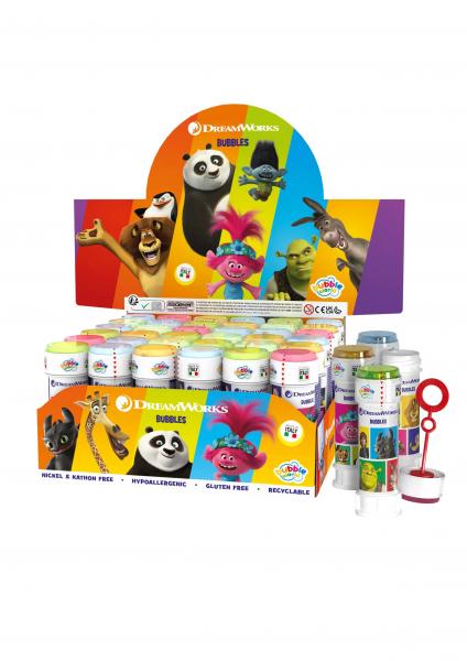 Dreamworks Bubble Tubs 60ml mit Labyrinth-Puzzle, Spa&szlig; & Lernspiele f&uuml;r Kinder