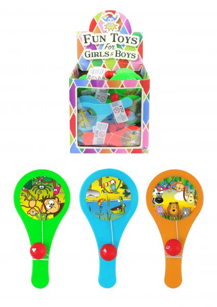 Dschungel-Schl&auml;ger und Ball-Set, 12 cm, 3 Designs, 3 Farben, Outdoor-Spielzeug f&uuml;r Kinder