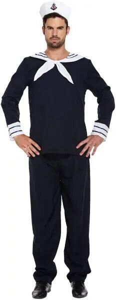 Erwachsenen Matrosenkost&uuml;m Marine, Herren Seemannsuniform