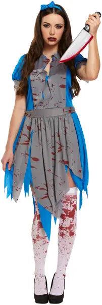 Erwachsenenkost&uuml;m Horror Alice - Gruselige M&auml;rchen Verkleidung Damen