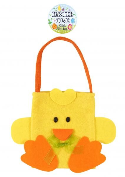 Filztasche Easter Chick 17X23Cm - Oster-Geschenkbeutel