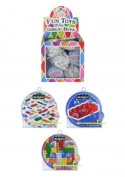 Flipperball Brickz-Puzzle, 5,5 cm x 5,8 cm, 3 verschiedene Designs