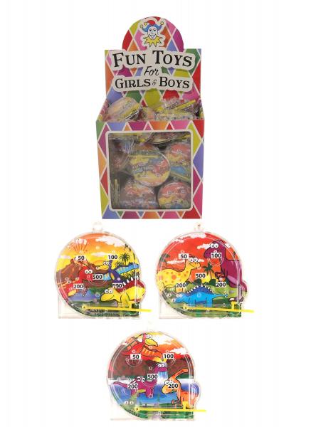 Flipperball-Puzzle Dinosaurier - 5,5 cm x 5,8 cm, 3 verschiedene Designs