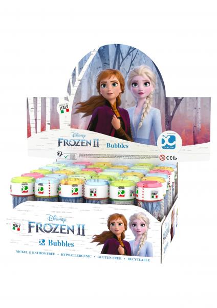 Frozen 2 Bubble Tubs, 60Ml, With Labyrinth-Puzzle Im Deckel &ndash; Kinder Seifenblasen Spielzeug