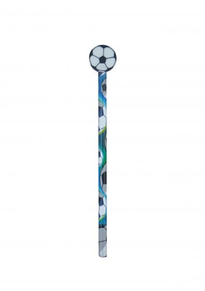 Fu&szlig;ball-Bleistift mit Radiergummi &ndash; ideal f&uuml;r Sportfans und Schulbedarf