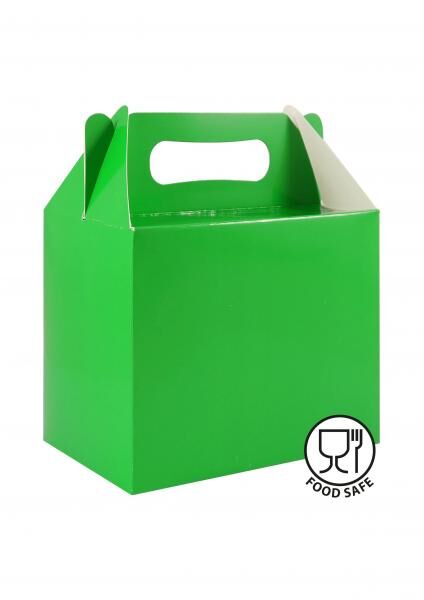Gr&uuml;ne Brotzeitbox 14L x 9,5B x 12H cm, robuste Brotzeitbox f&uuml;r Kinder und Erwachsene