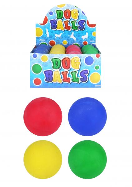 Hundeb&auml;lle 6,3 cm, 4 verschiedene Farben &ndash; Robustes Spielzeug f&uuml;r Haustiere