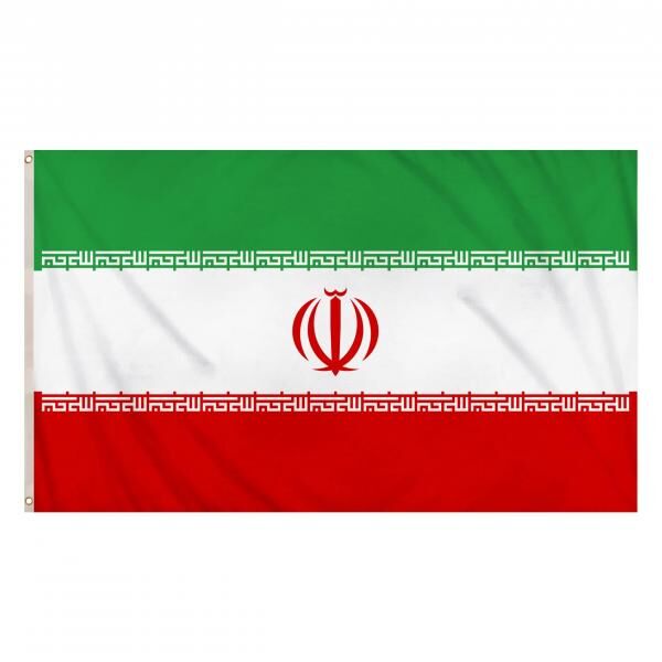 Iran-Flagge &ndash; 5 Fu&szlig; x 3 Fu&szlig; &ndash; hochwertiges Material &ndash; lebendige Farben &ndash; ideal f&uuml;r Veranstaltungen und Dekoration