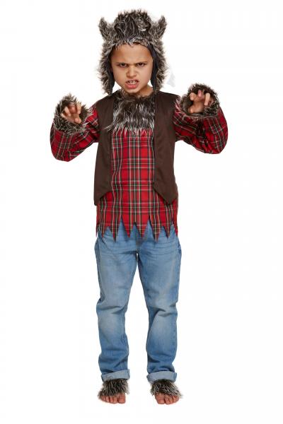 Kinderkost&uuml;m Werwolf, klein (4-6 Jahre) - Ideal f&uuml;r Halloween