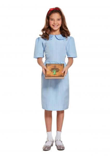 Kinderkost&uuml;m Zauberhaftes M&auml;dchen, Mittlere Gr&ouml;&szlig;e, Alter 7-9 Jahre, M&auml;rchen-Prinzessin