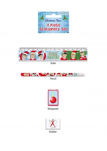 Letterwork-Set Elfin Rond, 4-teilig, Kreatives Schreibset