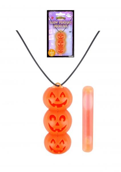 Leuchtender K&uuml;rbis Am H&auml;nger &ndash; Halloween Schmuckanh&auml;nger