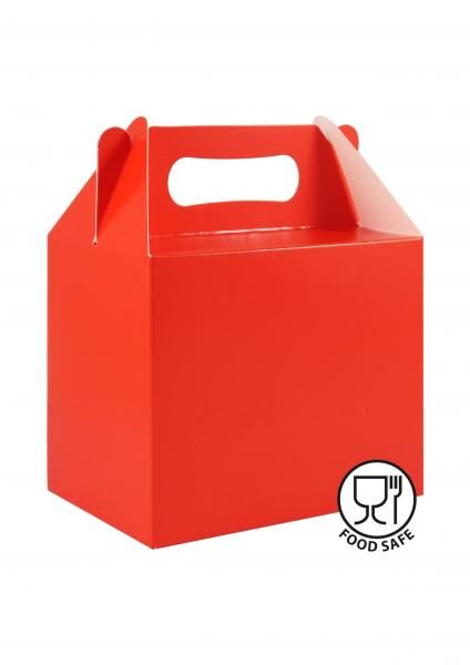 Lunchbox Rot, Kompakt 14L x 9,5B x 12H cm &ndash; Ideal f&uuml;r Schule und B&uuml;ro