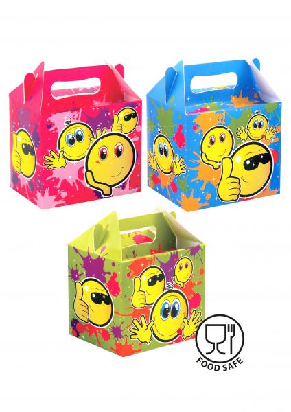 Lunchbox Smile, 14L x 9,5B x 12H cm, in 3 verschiedenen Designs