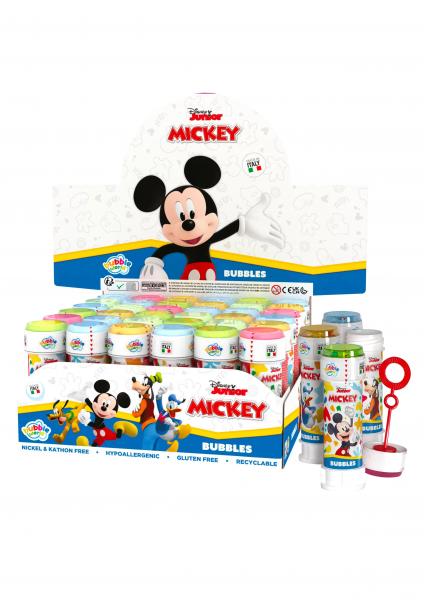 Mickey Mouse Bubble Tubs 60ml mit Puzzle-Maze-Deckel, Kinder Seifenblasenspiel