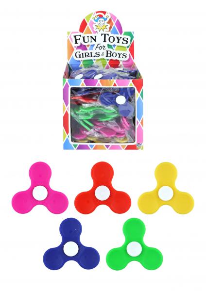 Mini-Fingerspinner, 6,5 cm, 5 verschiedene Farben &ndash; Trendiges Geschicklichkeitsspiel
