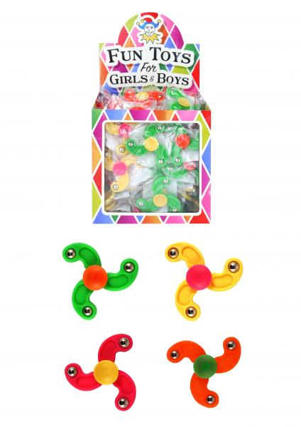 Mini-Fingerspinner, 6 cm, 4 verschiedene Farben