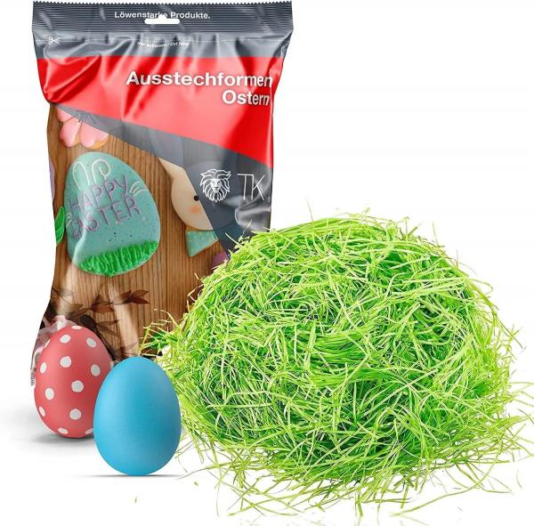 Ostergras Gras gr&uuml;n zur Deko an Ostern - Dekoration Schm&uuml;cken klassisch z.b mit Ostereier, Osternest