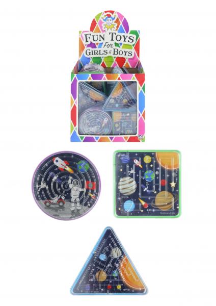 Raum-Labyrinth-Puzzle, 3 verschiedene Formen