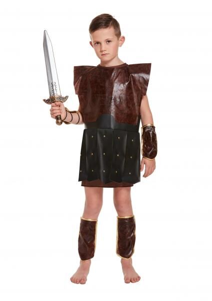 R&ouml;mischer Soldat Kost&uuml;m F&uuml;r Kinder, Mittelgro&szlig; 7-9 Jahre, Historisches Verkleidung