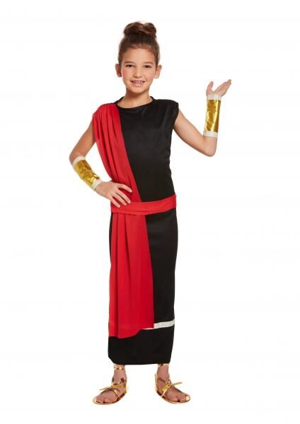 R&ouml;misches M&auml;dchen Kost&uuml;m, Medium, F&uuml;r Kinder 7-9 Jahre, Ideal F&uuml;r Verkleidungen & Fasching