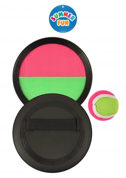 Schl&auml;gerset mit 2 Schl&auml;gern 19 cm und 1 Ball &ndash; Outdoor-Spiel f&uuml;r Kinder und Familien