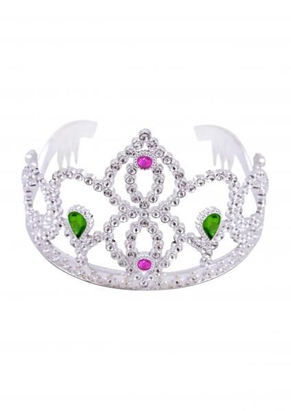 Silberne Tiara &ndash; 12 cm Durchmesser. x 8 cm &ndash; Luxuskrone f&uuml;r Br&auml;ute, Galas und formelle Veranstaltungen