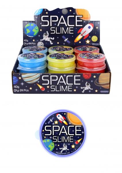 Slime Space 40g, 7cm x 2cm - Verschiedene Farben, Weltraum-Themen Schleim