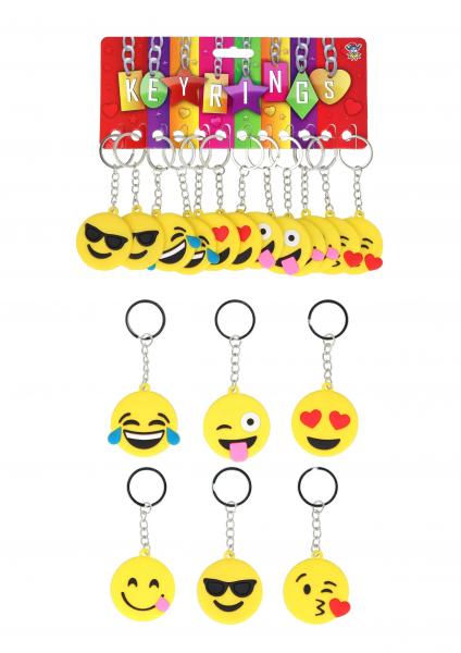 Smiley-Figuren, 5 cm, 6 verschiedene Designs &ndash; ideal f&uuml;r Sammler & Geschenke