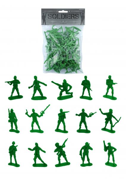 Sortiment Soldatenfiguren 3,5-7 cm - Miniatur-Spielzeugsoldaten f&uuml;r Kinder