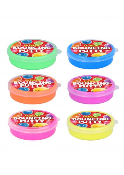 Springknete Bounce Putty &ndash; 15 g, 7 cm x 2 cm, 6 Sorten