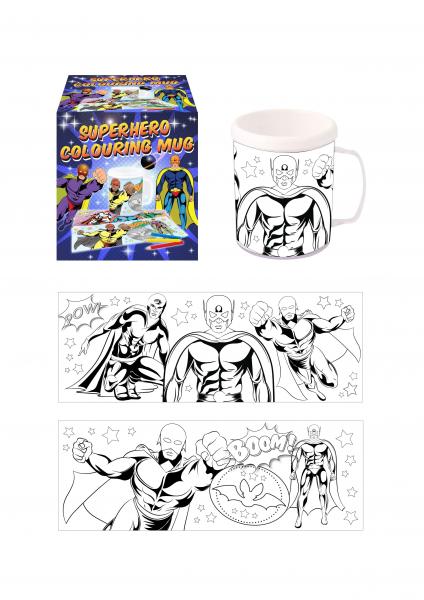 Superheroes-Malset Mit 2 Designs, Kinder Malspa&szlig;, Kreatives Zeichnen