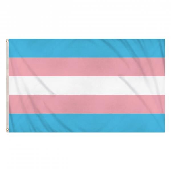 Transgender-Flagge 5 Fu&szlig; x 3 Fu&szlig; &ndash; gro&szlig;e, langlebige Trans-Pride-Flagge f&uuml;r Veranstaltungen und Unterst&uuml;tzung