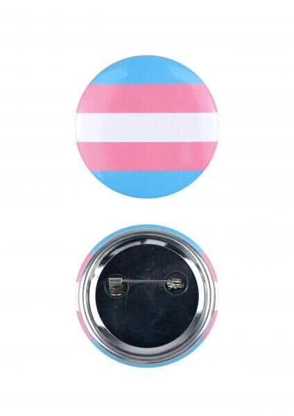 Transgender Pride Abzeichen 4 cm, LGBTQ+ Pin, Identit&auml;tsunterst&uuml;tzungszubeh&ouml;r