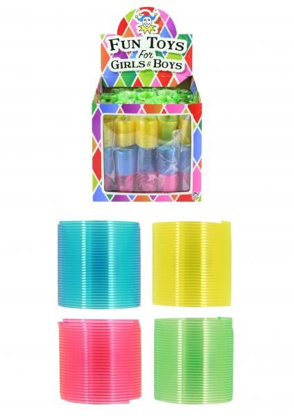 Transparente Feder &ndash; 2,8 cm x 3,5 cm, 4 verschiedene Farben